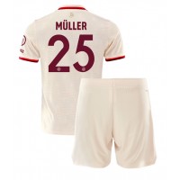 Maglia Calcio Bayern Munich Thomas Muller #25 Terza Divisa Bambino 2024-25 Manica Corta (+ pantaloncini)